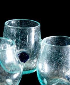Verres soufflés transparents